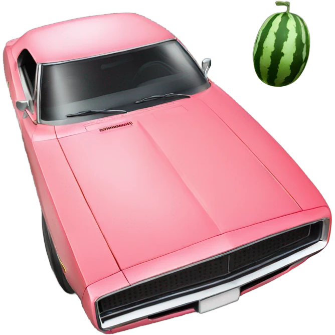 Watermelons Dodge Charger  emoji