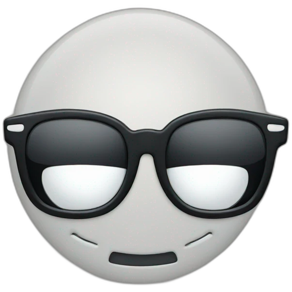 mickey mouse face with sunglasses emoji