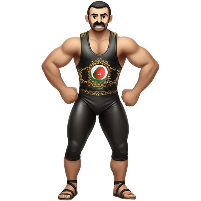 Turkish oil wrestler  emoji