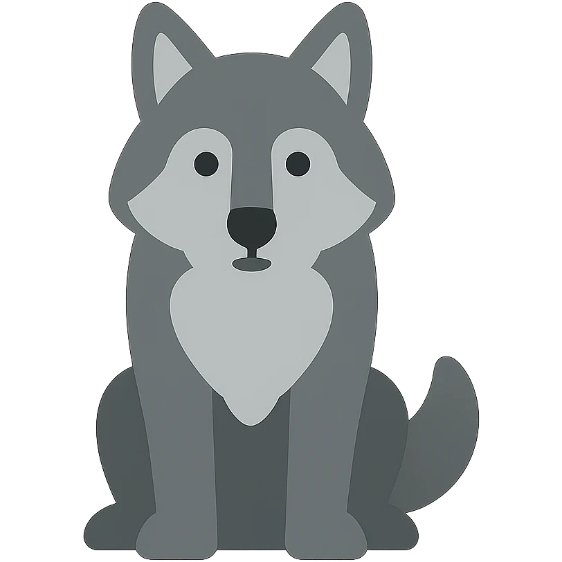 Wolf emoji