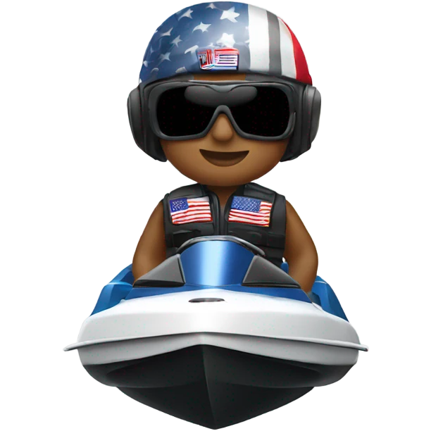 Patriot jetski emoji