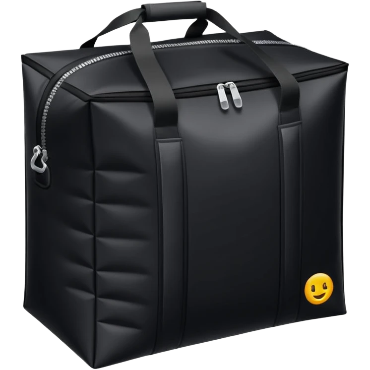 black Thermal Delivery Bags emoji