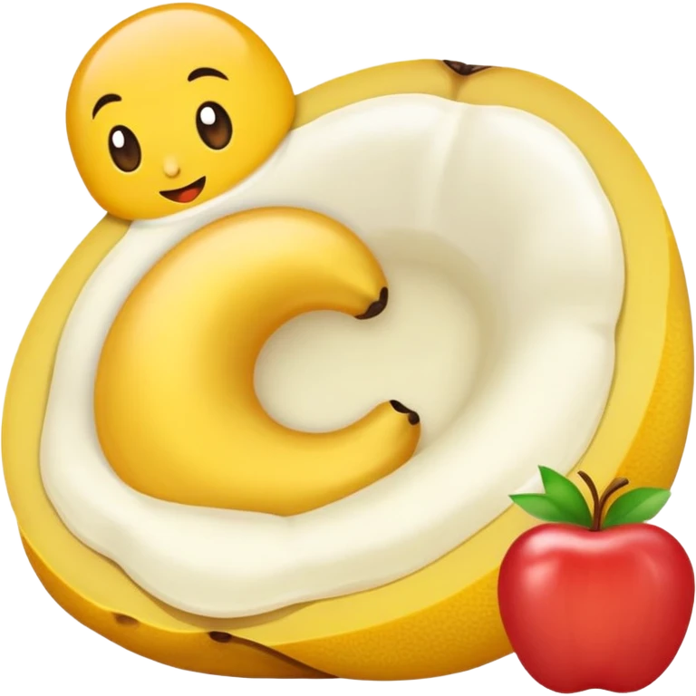 یک پسر 25ساله با موهای قهوه‌ای باعینک گرد  emoji