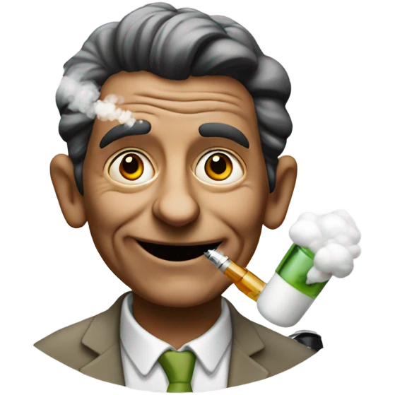 Dot cotton with a vape emoji