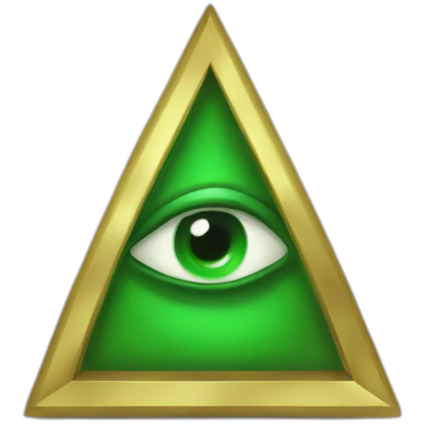 Illuminati green emoji
