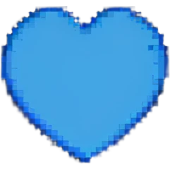 blue heart emoji