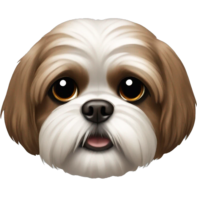 Brown shih tzu emoji