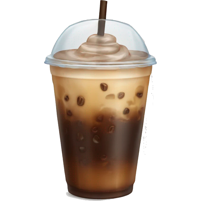 Iced coffee emoji