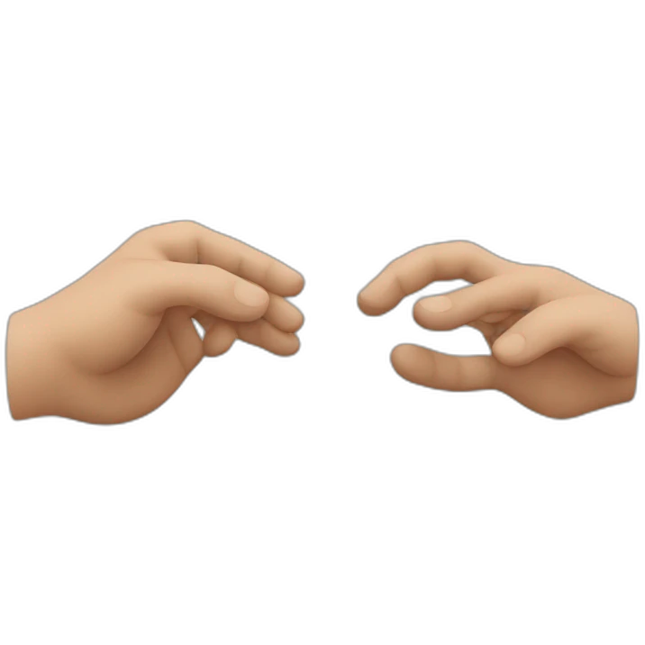 split something with your hand emoji