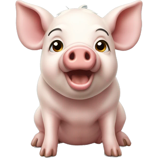 Petit Cochon qui pète emoji