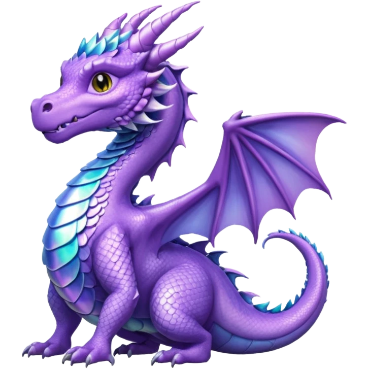 lavender dragon emoji