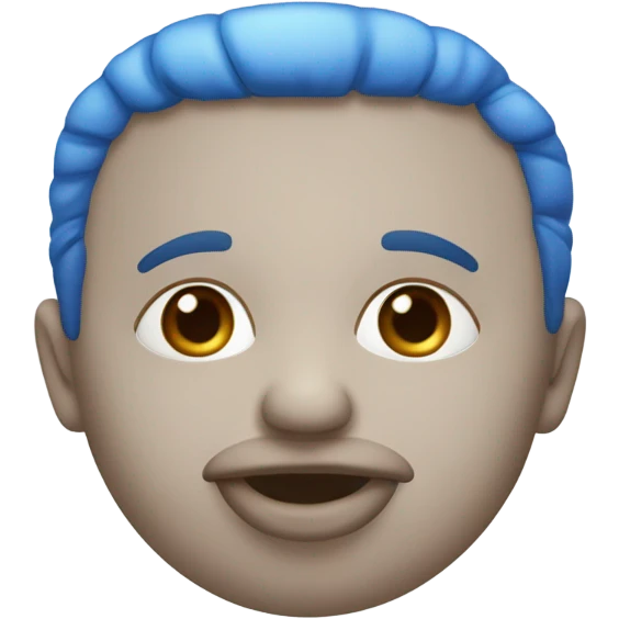 besos azules  emoji