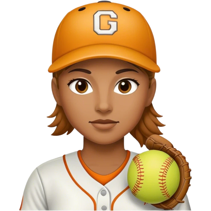 Good luck softball emoji
