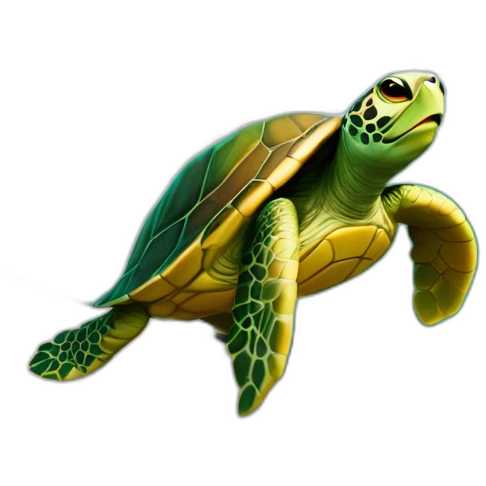 Tortue qui fait du surf emoji
