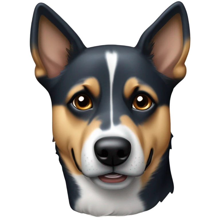 Blue heeler German shepherd mix emoji
