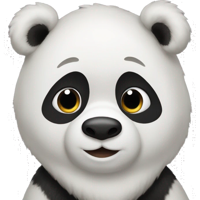 insan şeklinde panda emoji