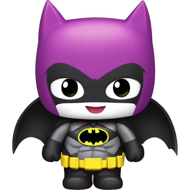 hello kitty and batman emoji