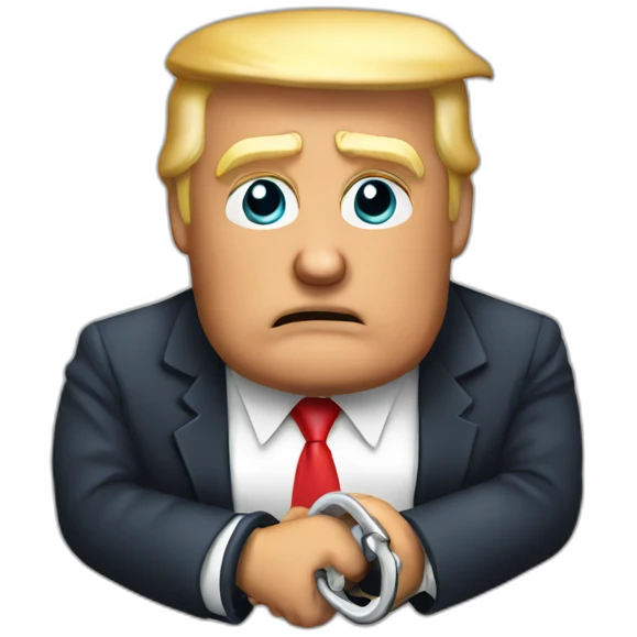 trump-in-handcuffs emoji