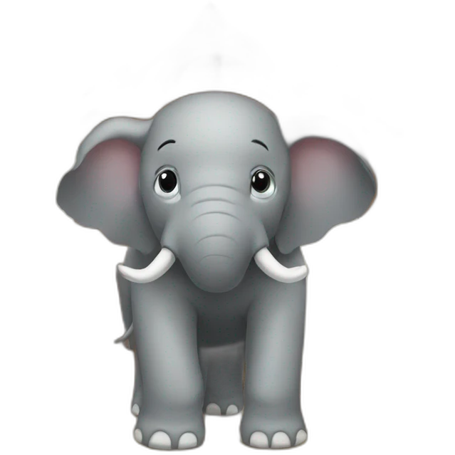 Elephant in a house emoji