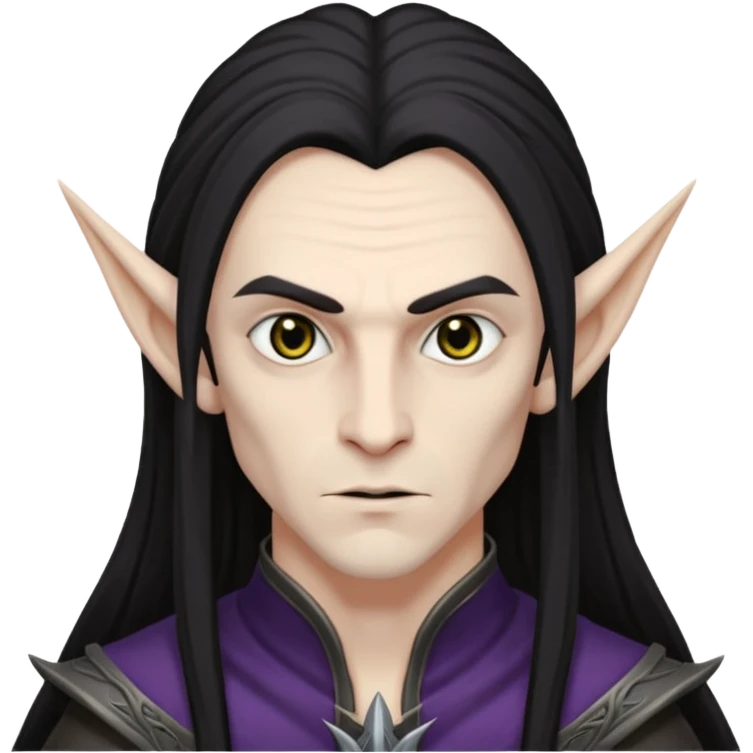 dark elf man emoji