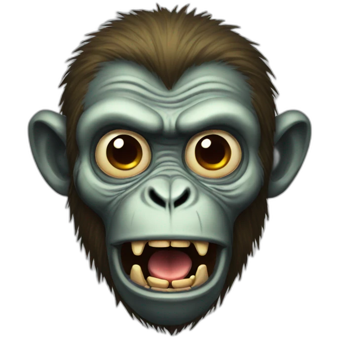 zombie monkey emoji