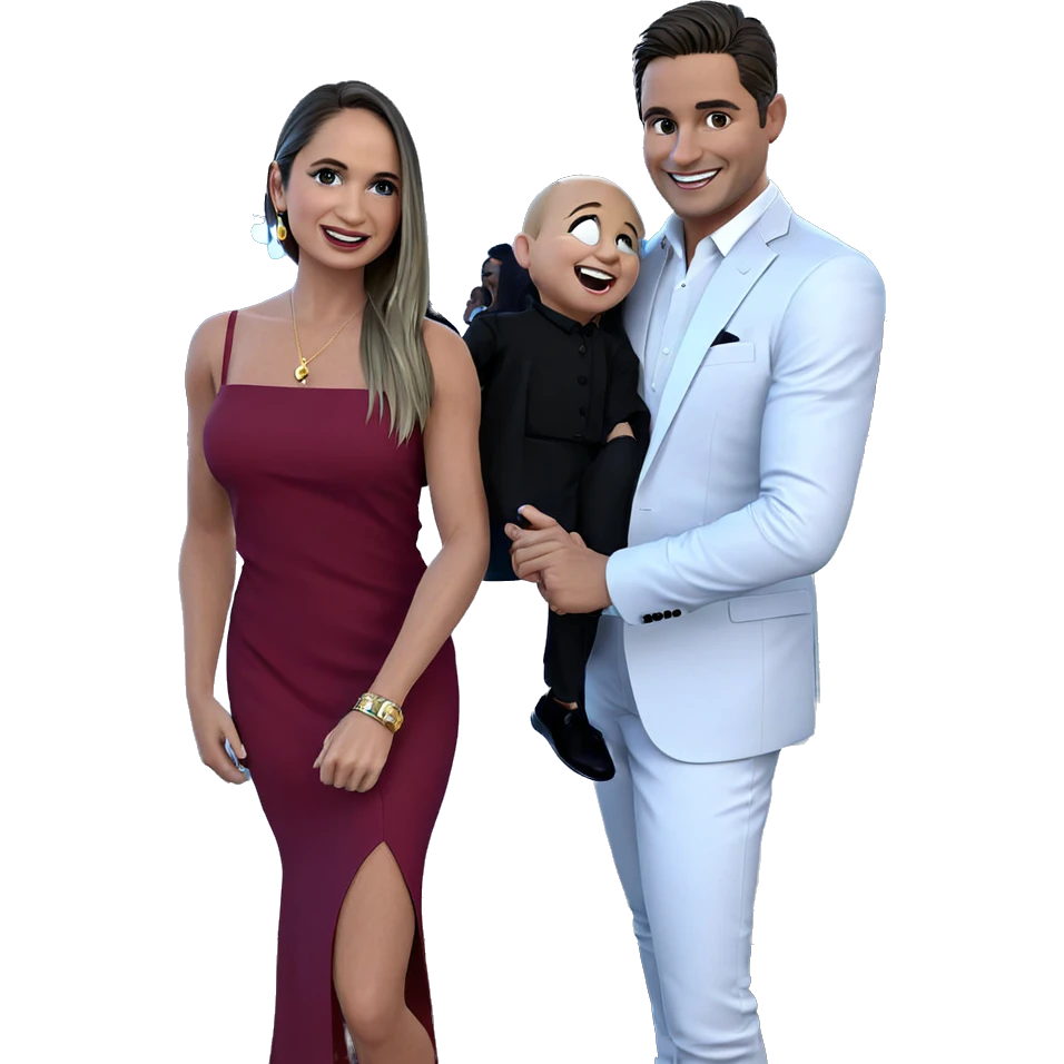 formal gathering with smiling friends emoji