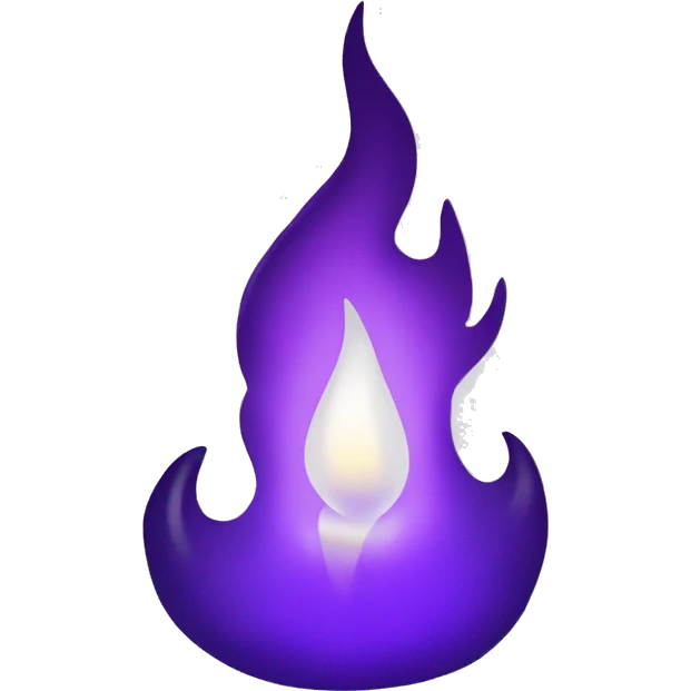 dark violet flame emoji