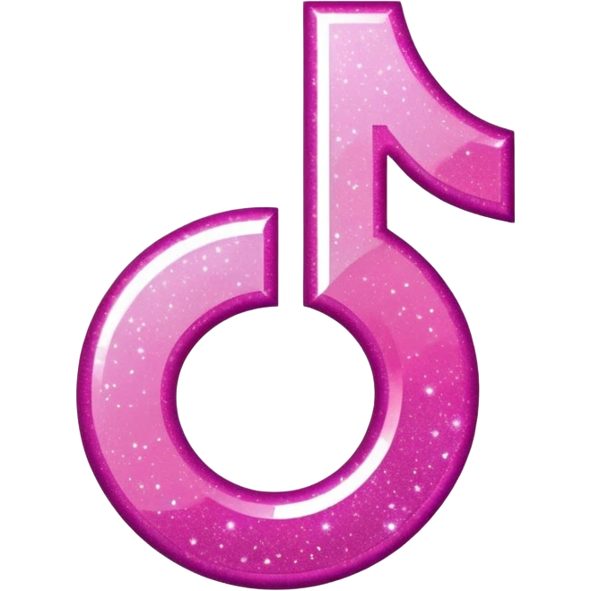 glitter pink symbol TikTok emoji
