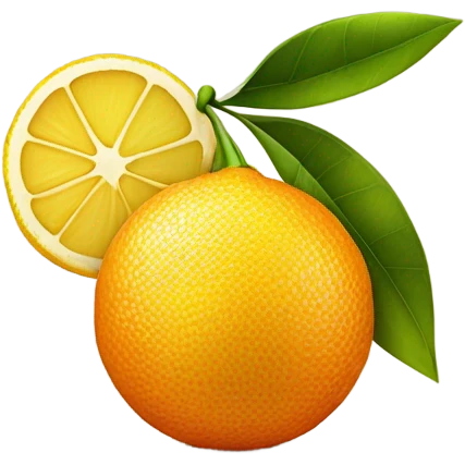 orange lemon emoji