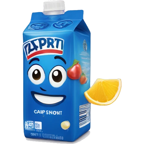 Capri sun shot emoji