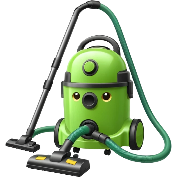 green vacuum cleaner emoji