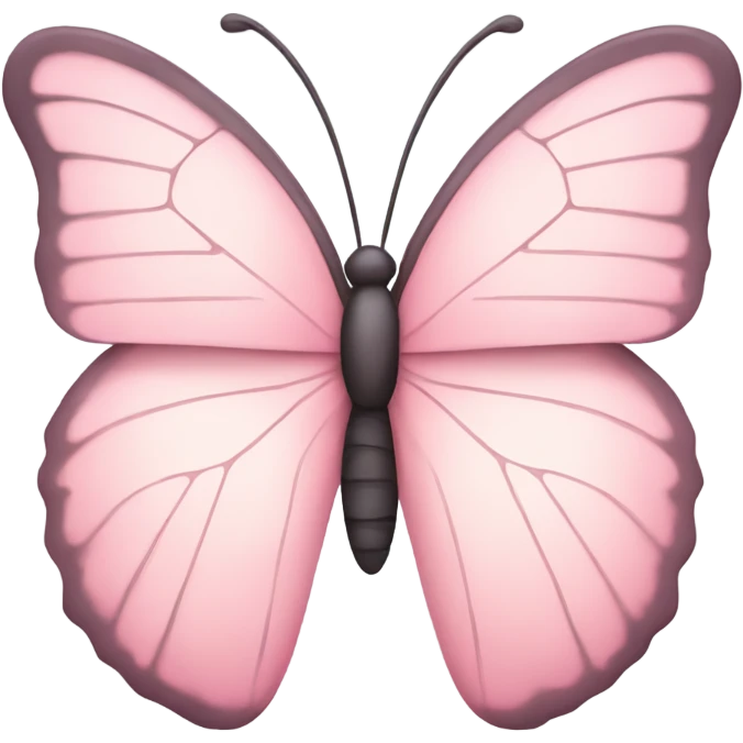 Light pink butterfly  emoji