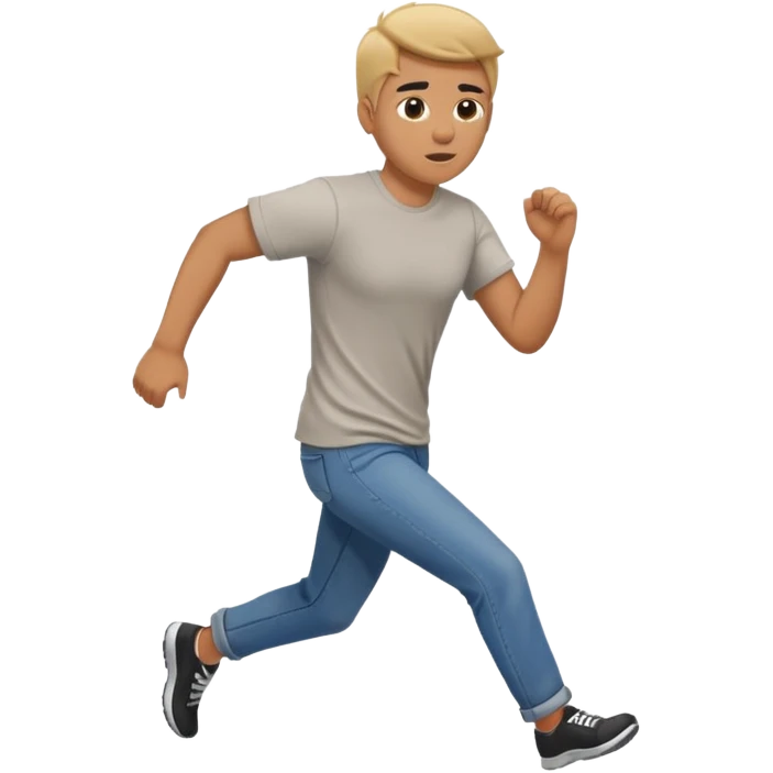 Person running away emoji