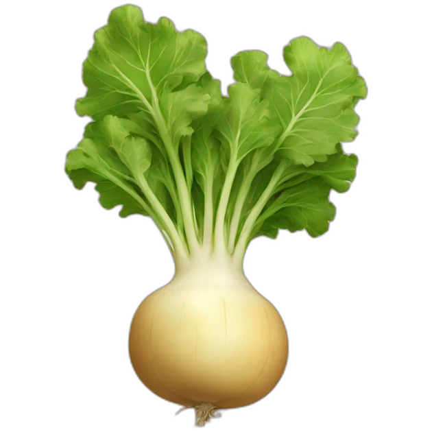 beige turnip emoji