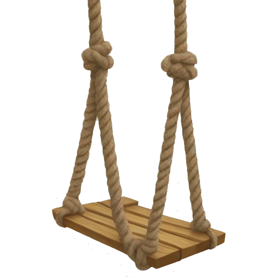 hanging rope home swing emoji