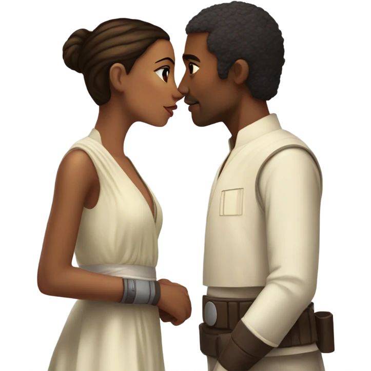 Star wars kissing emoji