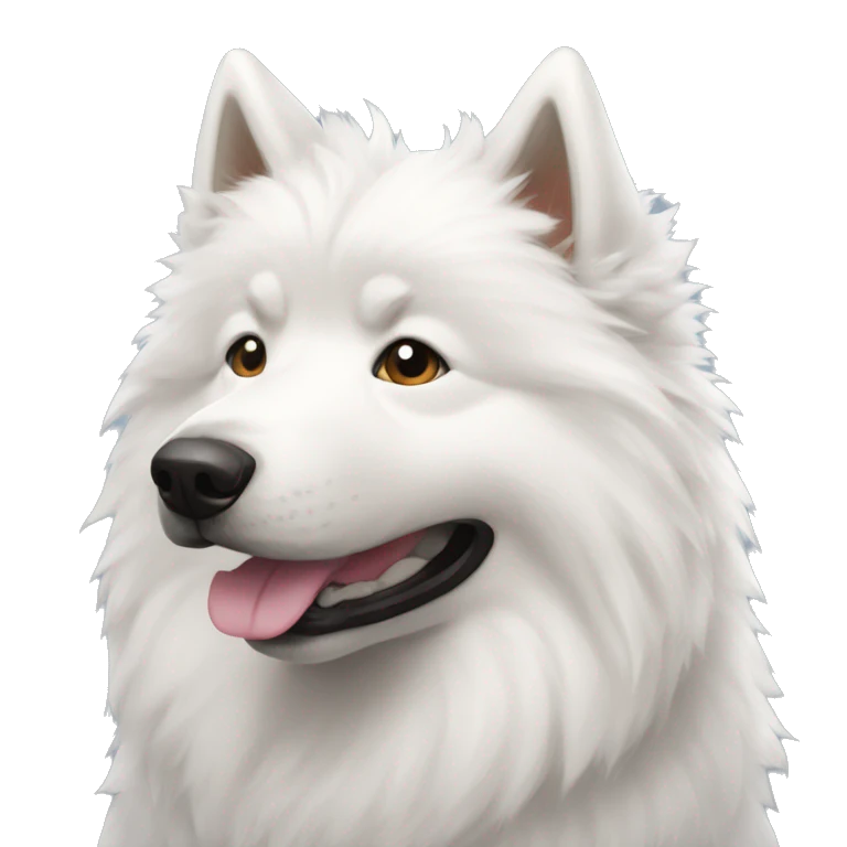 perro samoyedo emoji