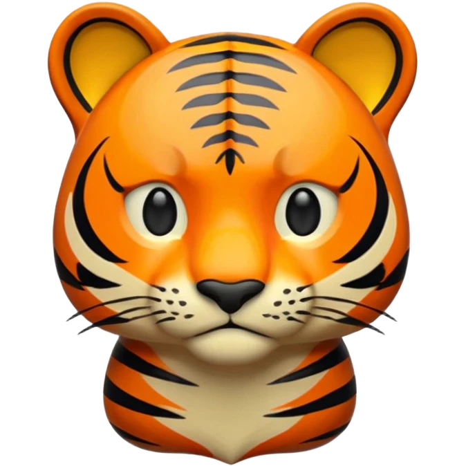 carved mini tiger emoji