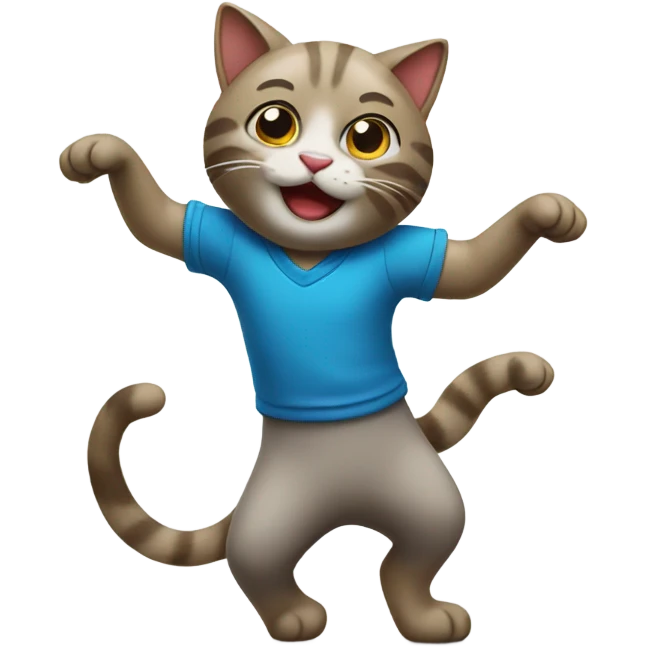 Dancing cat emoji