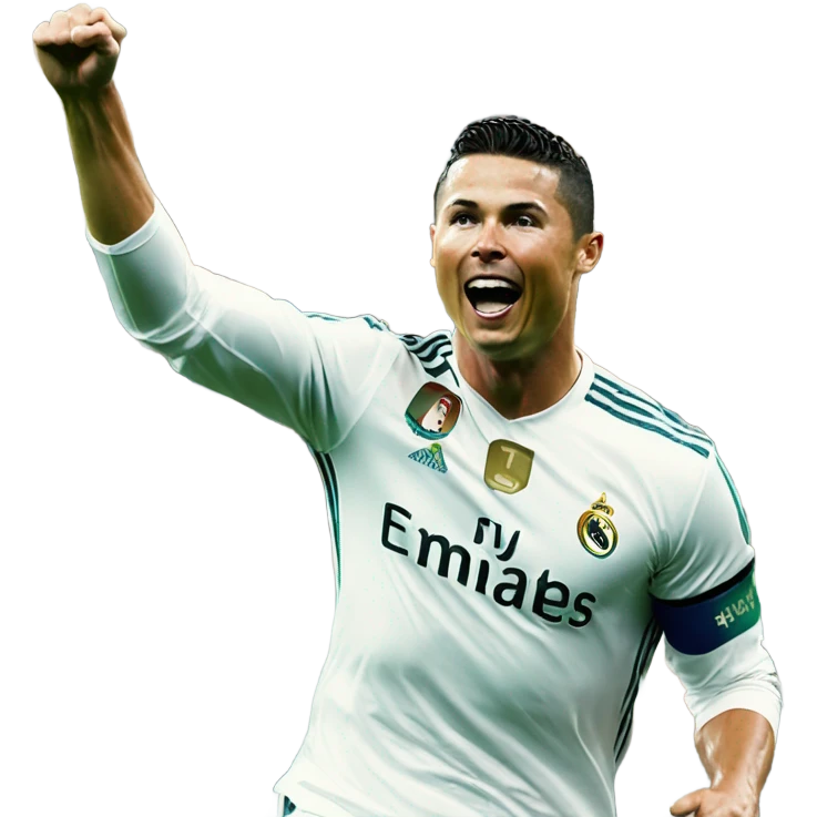 Ronaldo celebrating a goal  emoji