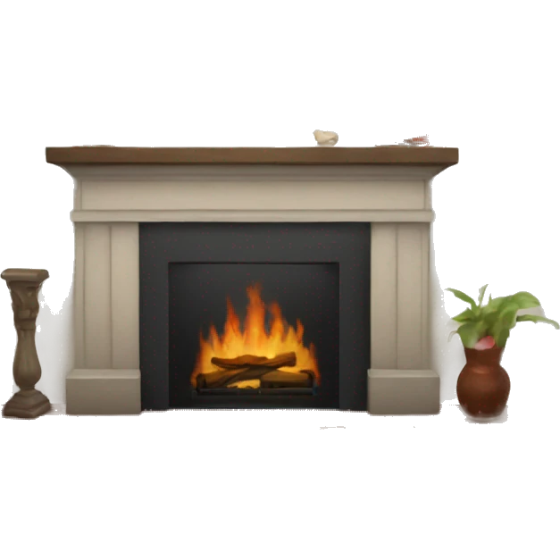 fireplace mantle emoji