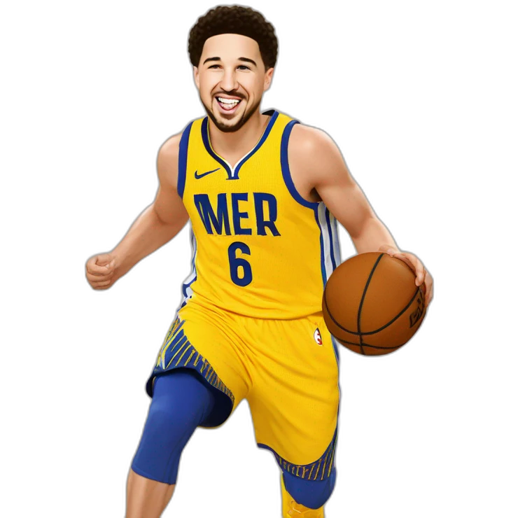 Klay thompson being kid emoji