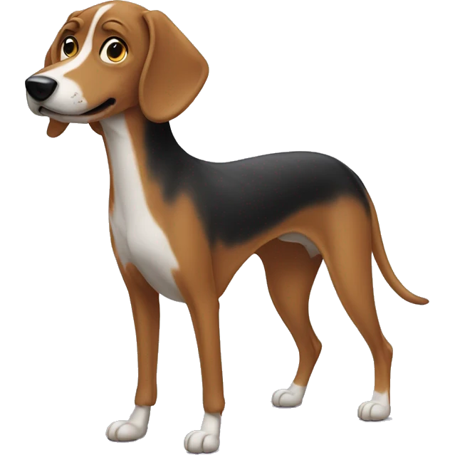 Long dog  emoji