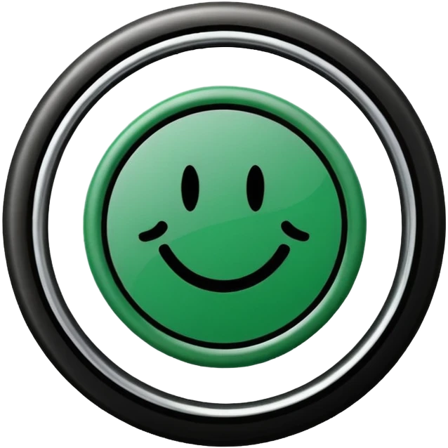 approval ink stamp in green emoji