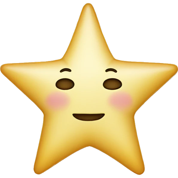 half-filled star emoji