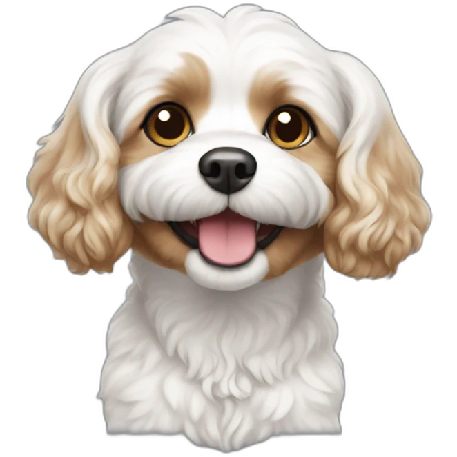 smiling cavachon emoji