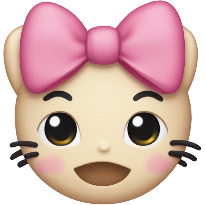 hello kitty heart emoji