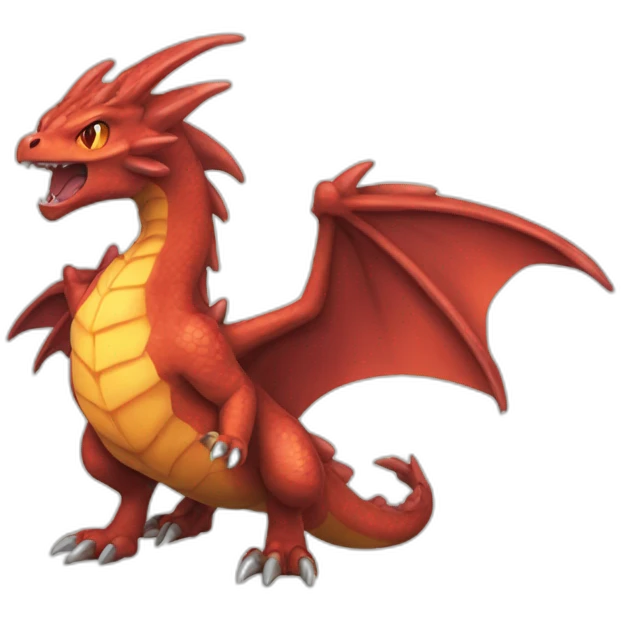 Dracaufeu pokémon emoji