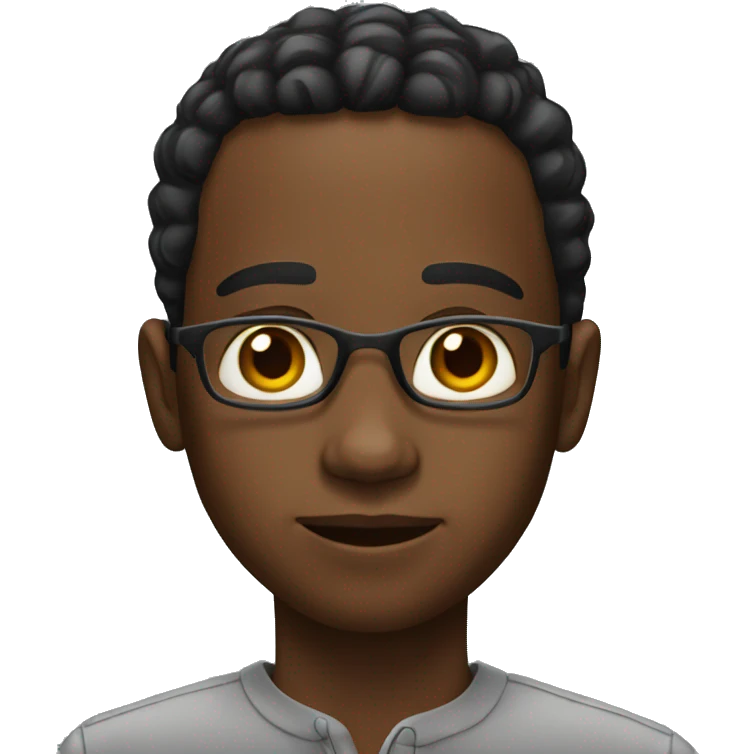 YOUNG AFRICAN AMERICAN MAN emoji