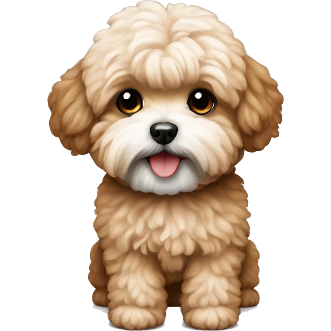 Maltipoo brown emoji